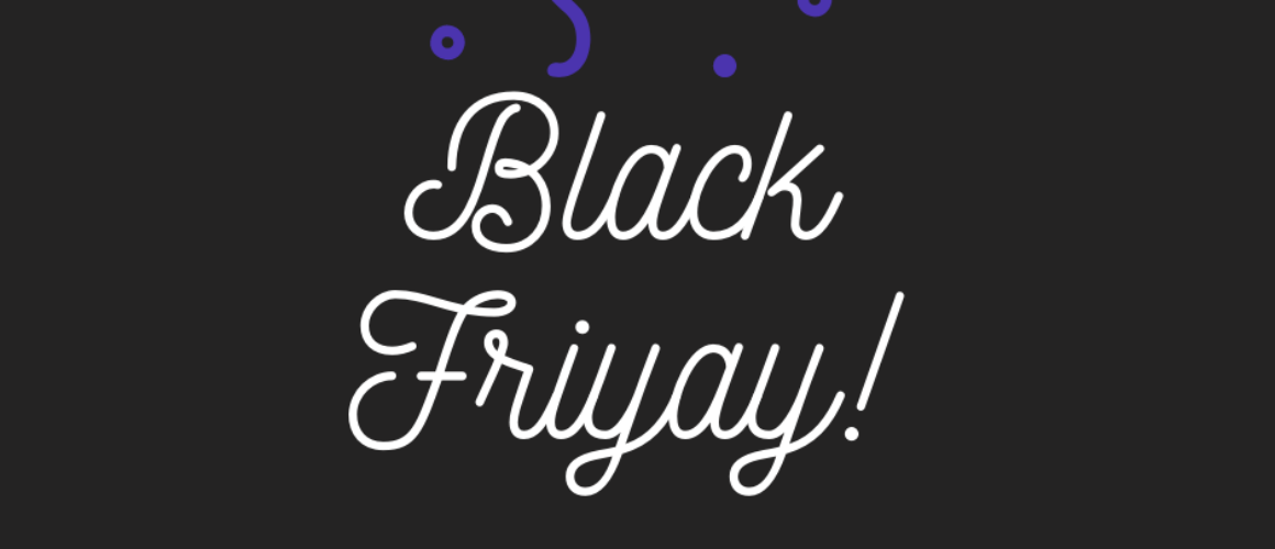 Black Friday Mint and Black Facebook Post