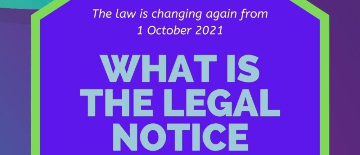 Legal notice period